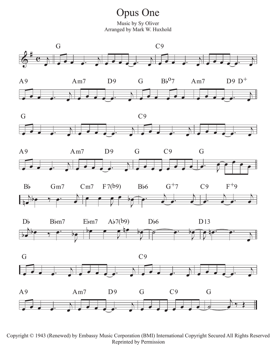 Opus One Piano scores gallery preview page 1