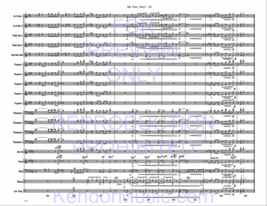 Me Then, Why? Me Then, Why? Jazz Ensemble scores gallery preview page 31