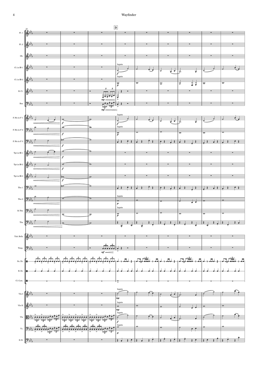 Variations on a Theme: Wayfinder Full Orchestra scores gallery preview page 4