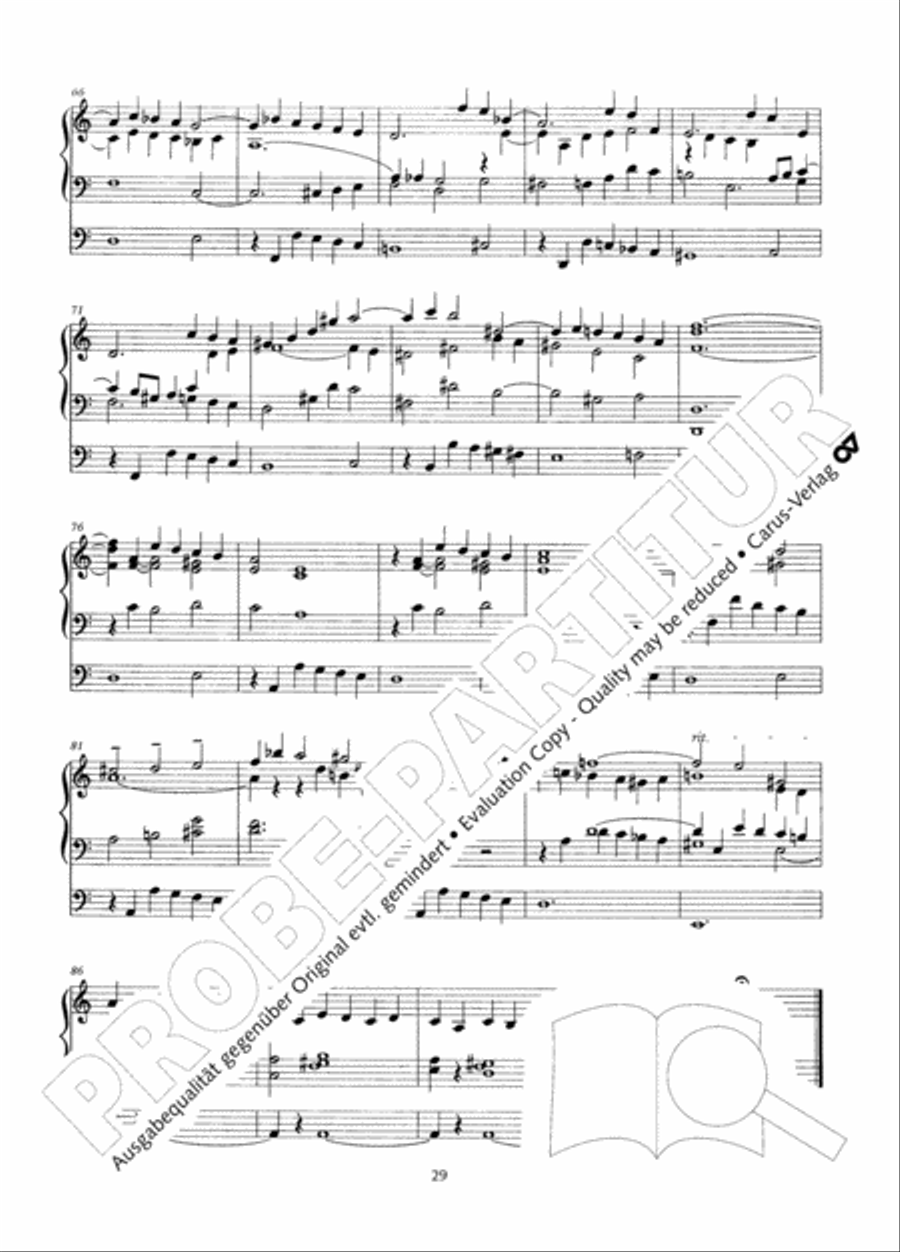 Zwolf Charakterstucke op. 156 Organ Solo scores gallery preview page 30