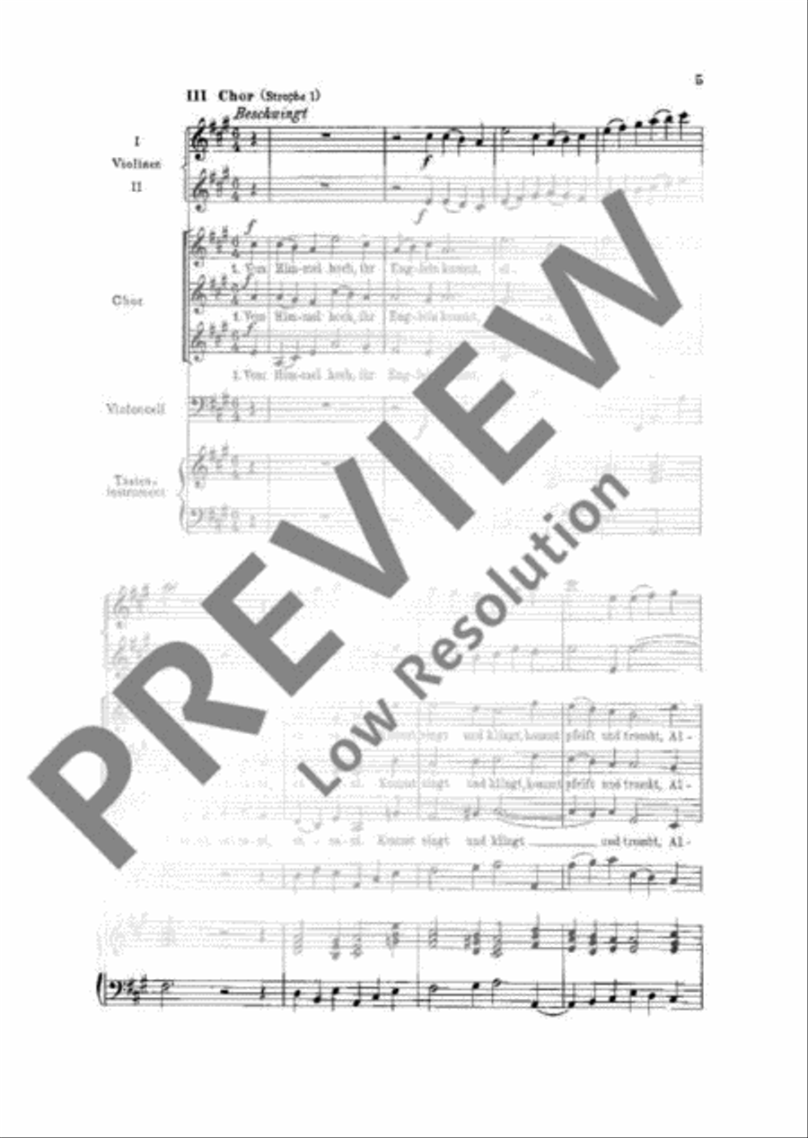 Christmassy song cantata SSA scores gallery preview page 6