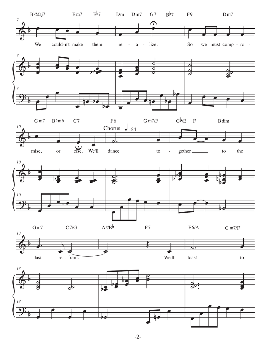 Our Time Our Time Piano, Vocal scores gallery preview page 2