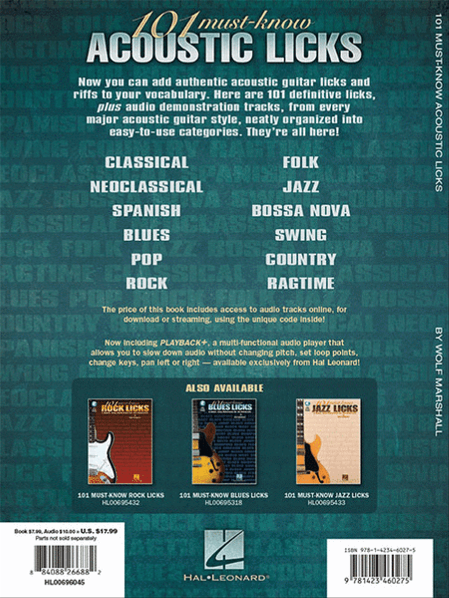 101 Must-Know Acoustic Licks Acoustic Guitar scores gallery preview page 5