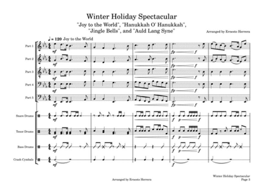 Winter Holiday Spectacular for marching band image number null