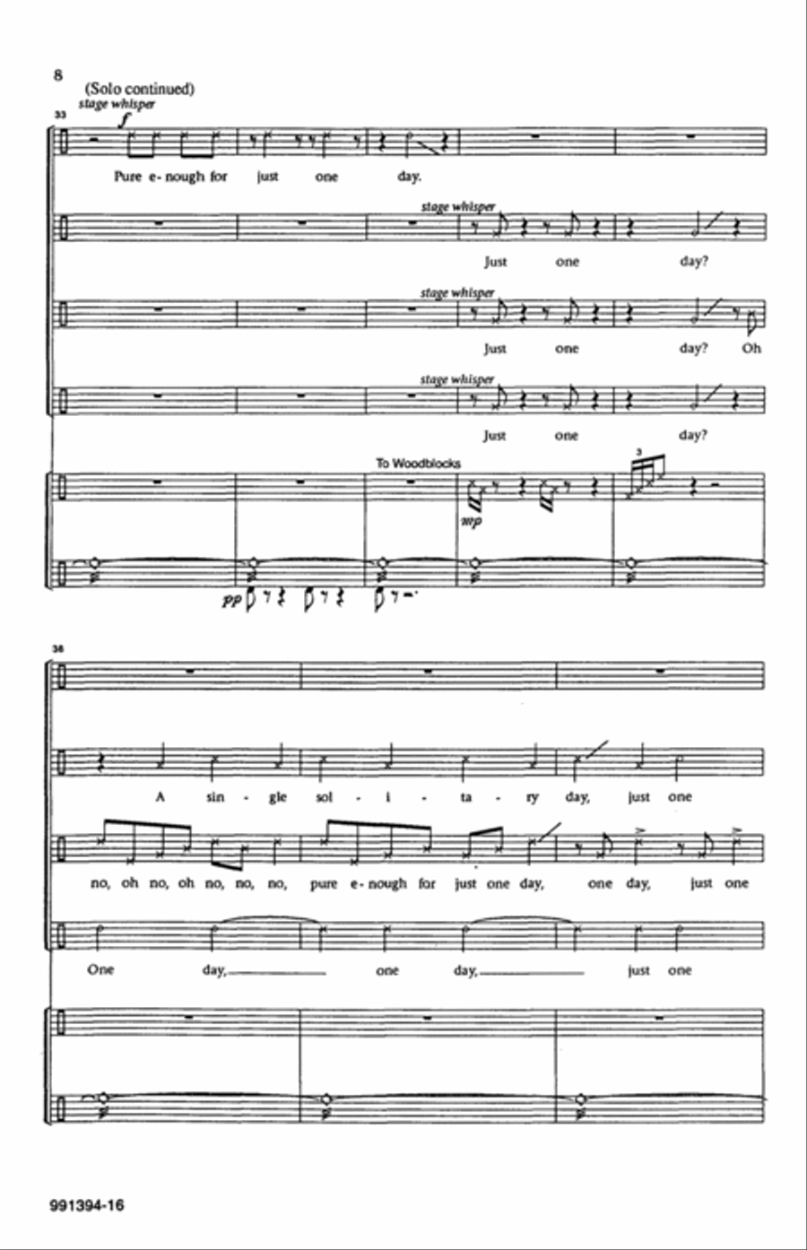A Chanukah Dreidle 4-Part scores gallery preview page 6