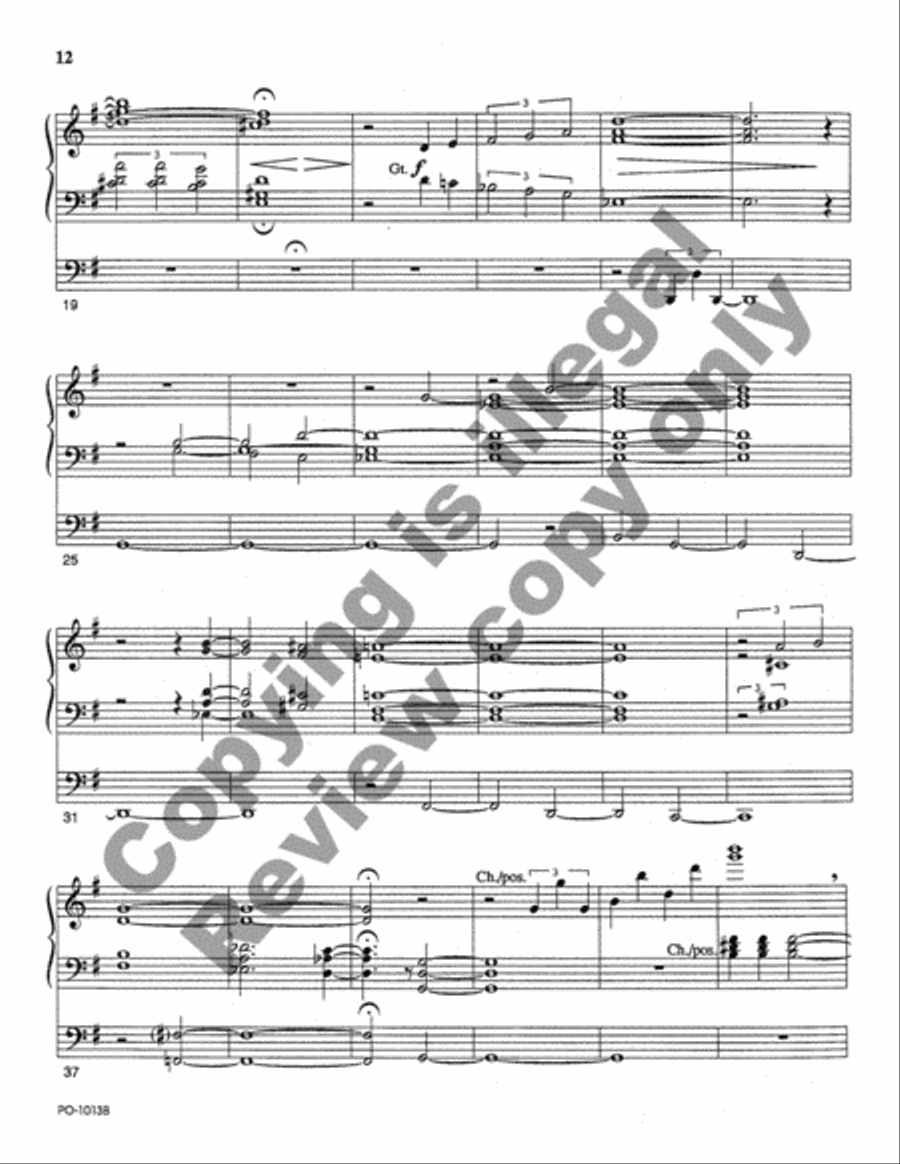 Civic Events Suite Organ scores gallery preview page 6