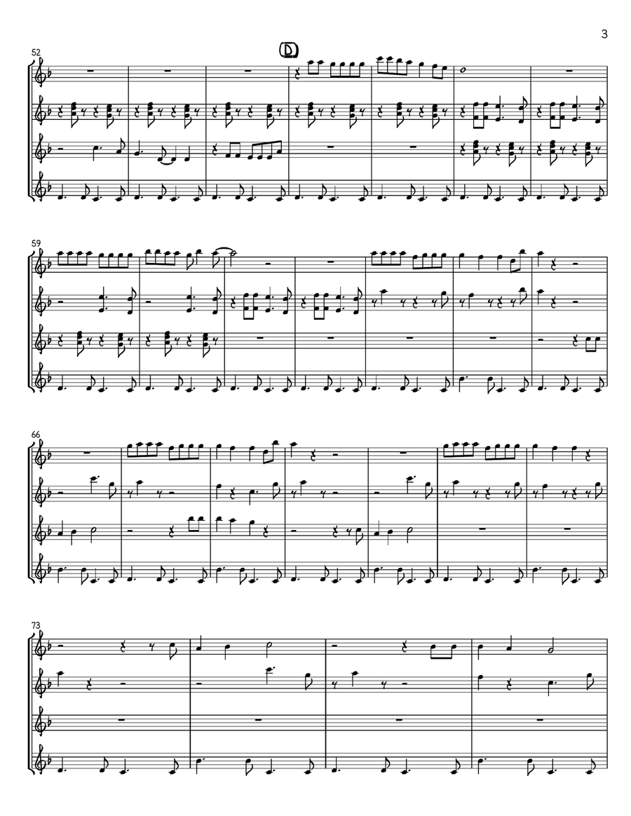 Somebody That I Used To Know Flute Solo scores gallery preview page 3