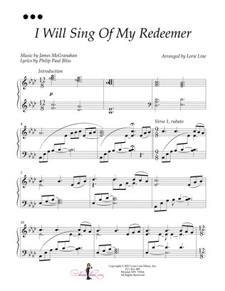 Book cover for I Will Sing Of My Redeemer