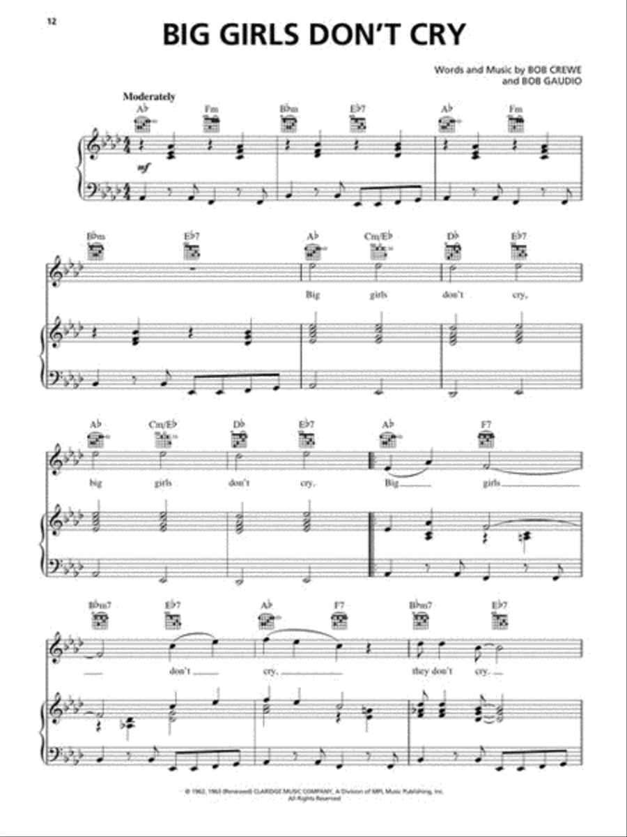 Jersey Boys - Vocal Selections Piano, Vocal, Guitar scores gallery preview page 7