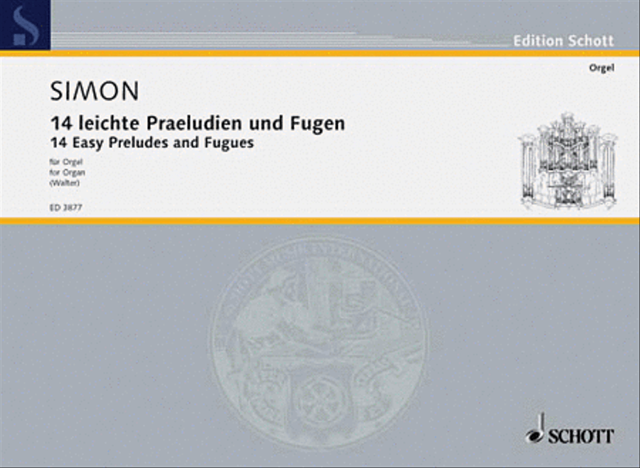 14 Preludes and Fugues Organ scores gallery preview page 1