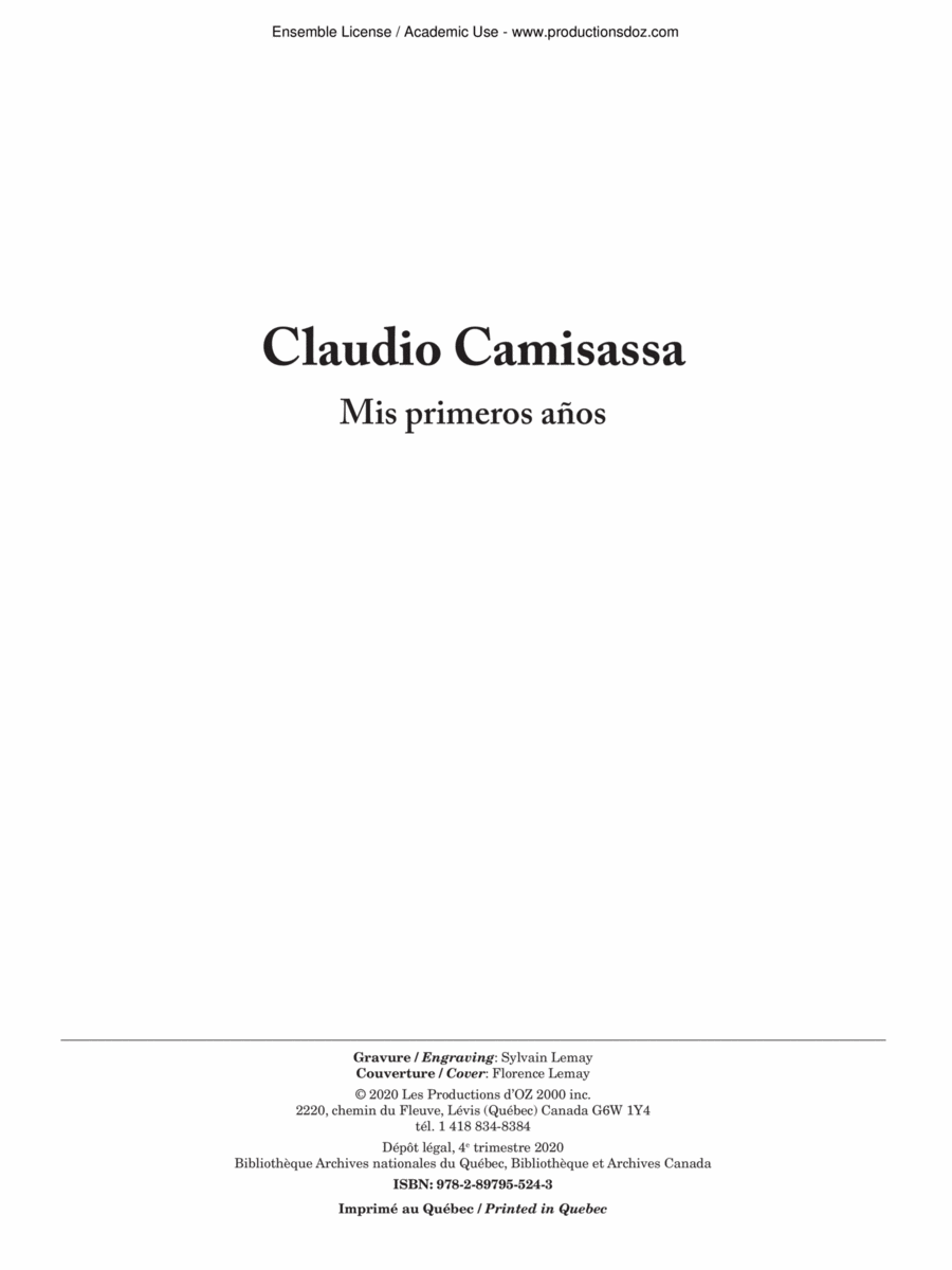 Mis primeros años Mis primeros años Classical Guitar scores gallery preview page 1