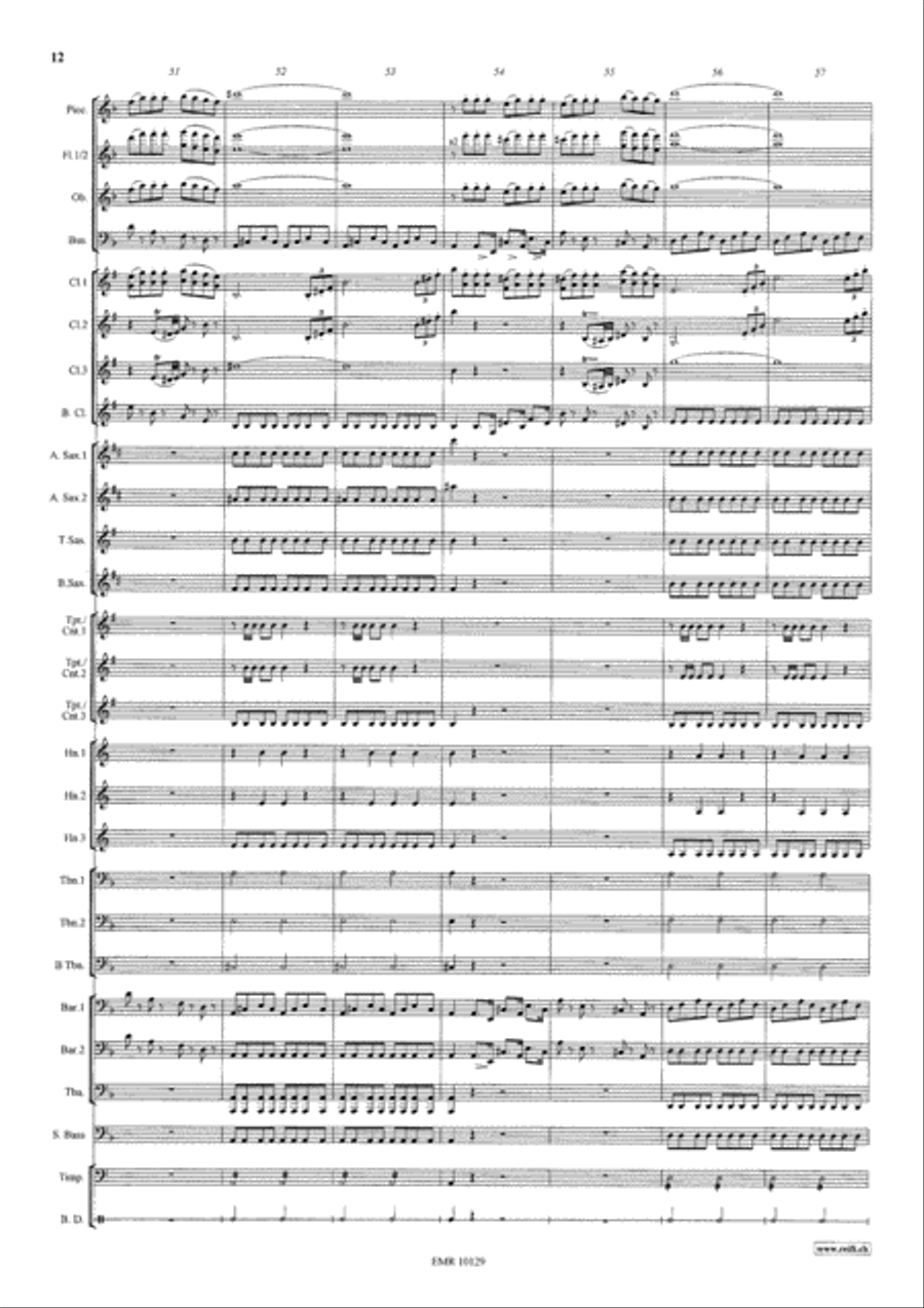 The Barber Of Seville Concert Band scores gallery preview page 13