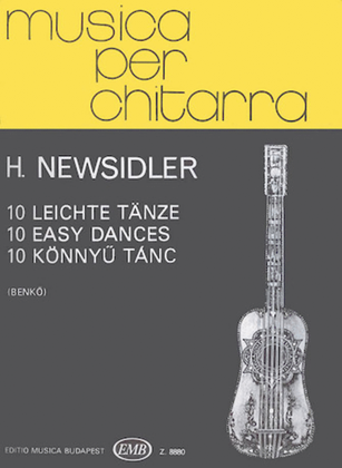 Book cover for Ten Easy Dances for Lute (Guitar)