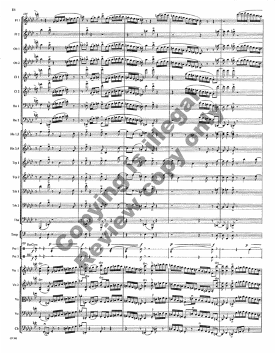 Symphony No. 1 Full Orchestra scores gallery preview page 86