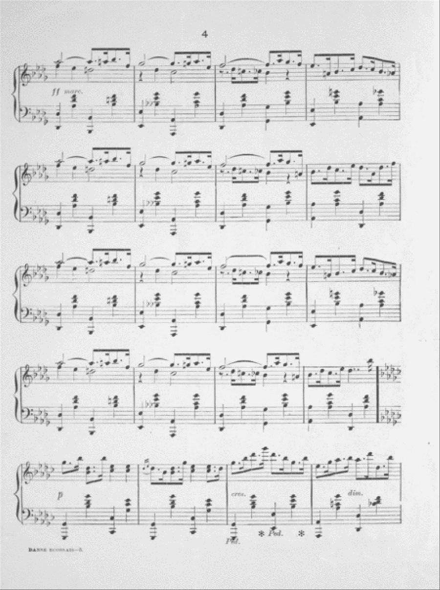 Danse Ecossaise Piano Solo scores gallery preview page 3