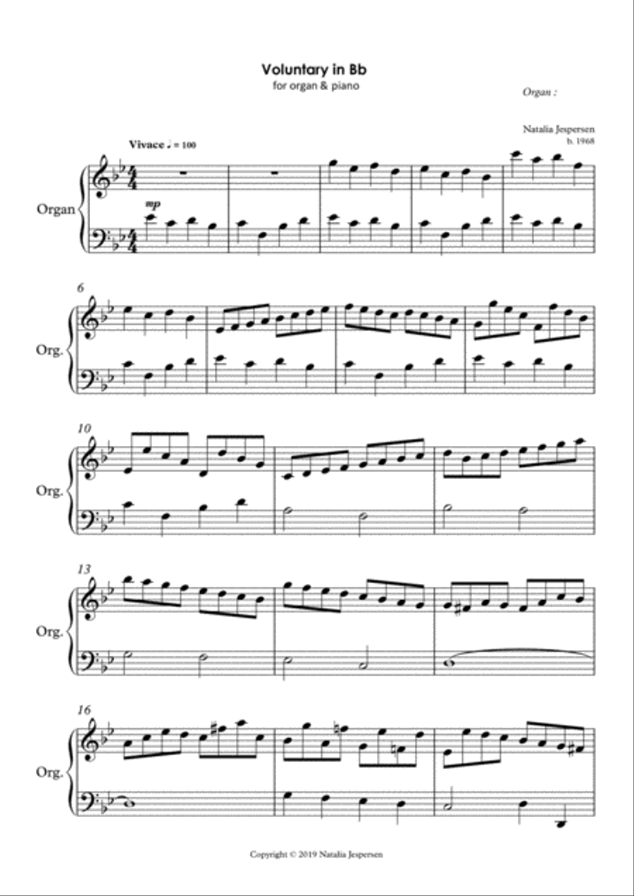 Joyful collection for organists & students Organ Solo scores gallery preview page 4