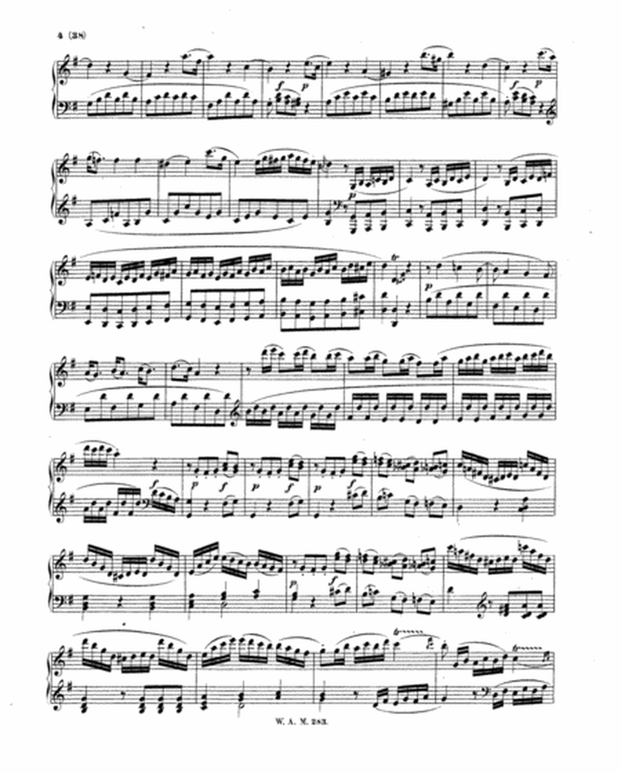 Mozart - Piano Sonata No.5 KV283