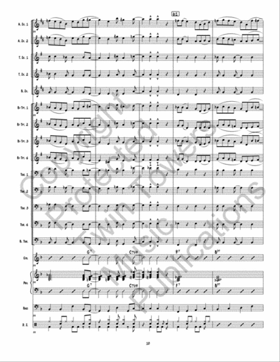 Williemakeit Blues Williemakeit Blues Jazz Ensemble scores gallery preview page 11