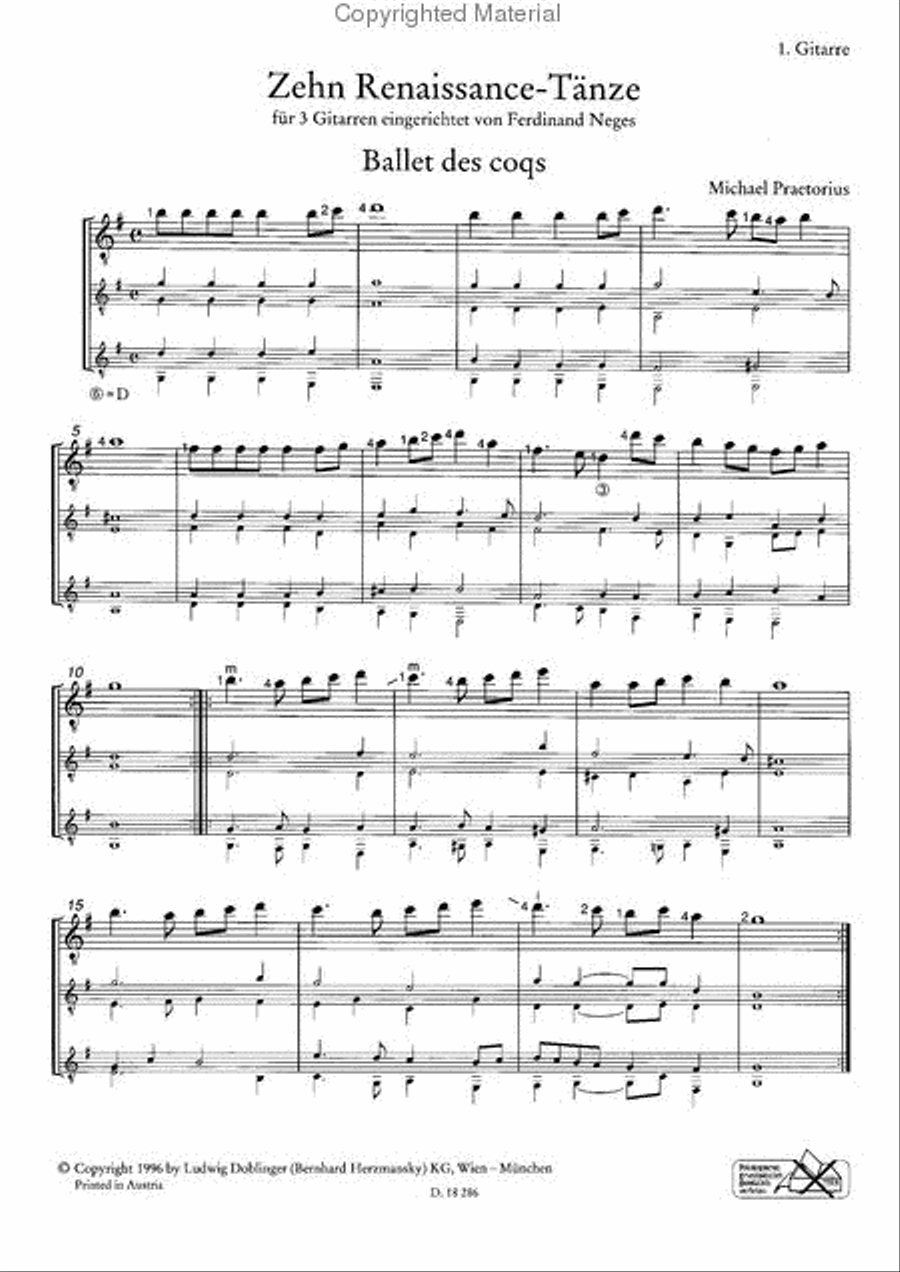 10 Renaissance-Tanze 10 Renaissance-Tanze School and Community scores gallery preview page 3
