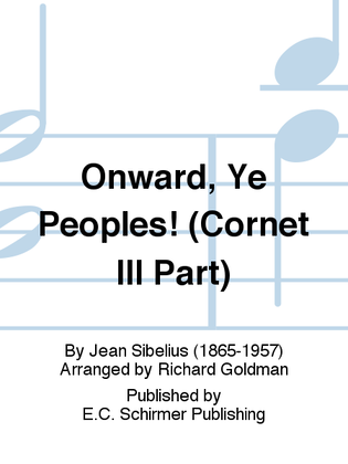 Onward, Ye Peoples! (Cornet III Part)