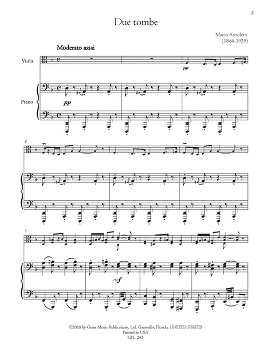 7 Composizioni per viola e piano
