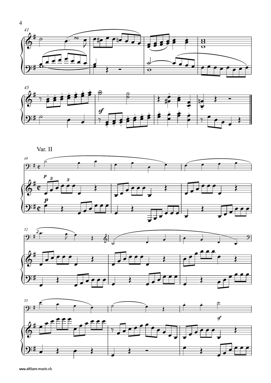 12 Variations on a Theme of Handels Oratorium 