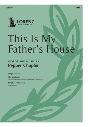 Book cover for This Is My Father's House