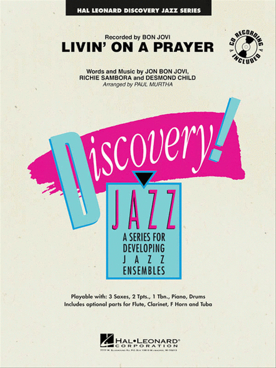 Livin' on a Prayer Livin' on a Prayer Jazz Ensemble scores gallery preview page 1