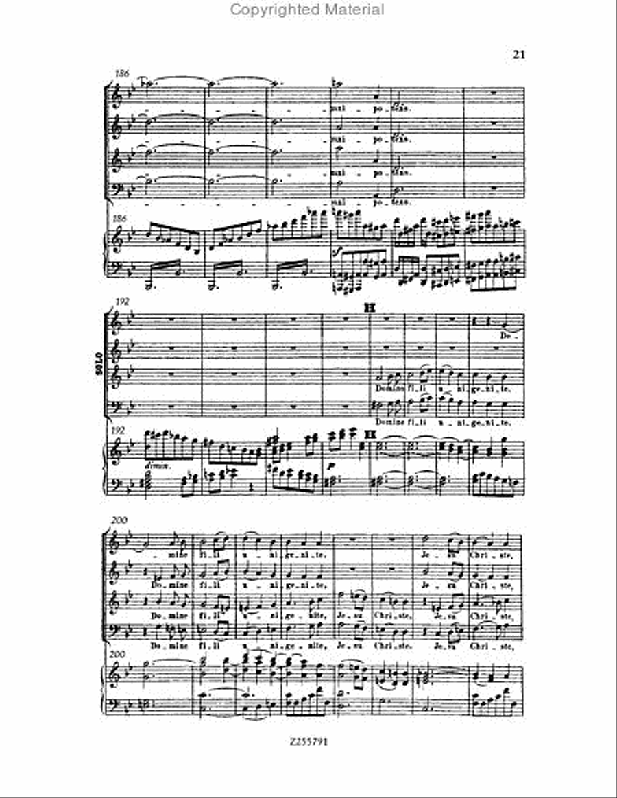 Missa Solemnis, Op.123 Choir scores gallery preview page 21
