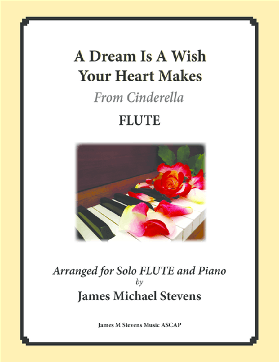 A Dream Is A Wish Your Heart Makes Flute Solo scores gallery preview page 1