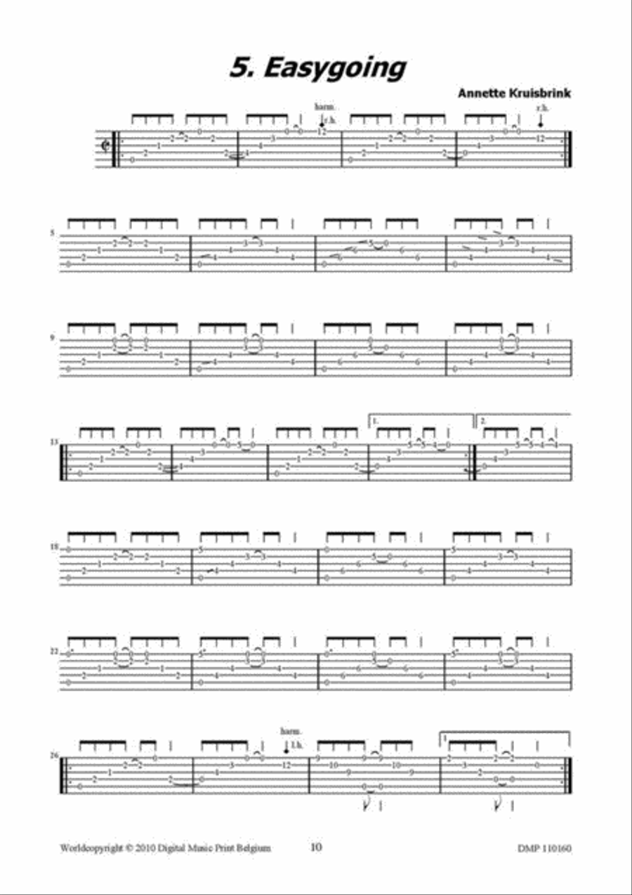 Access Permitted Guitar Tablature scores gallery preview page 4