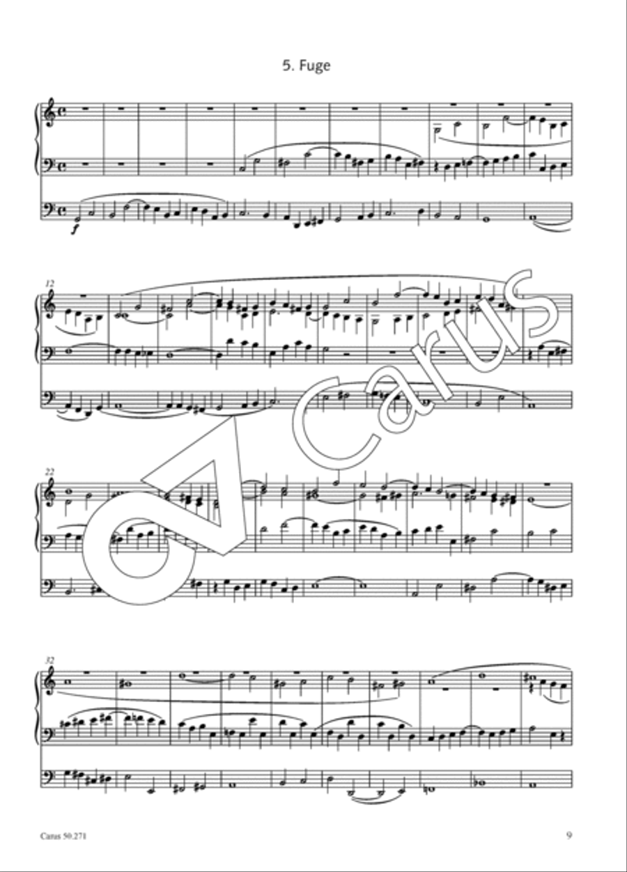 Ten small pieces for the organ Organ Solo scores gallery preview page 10
