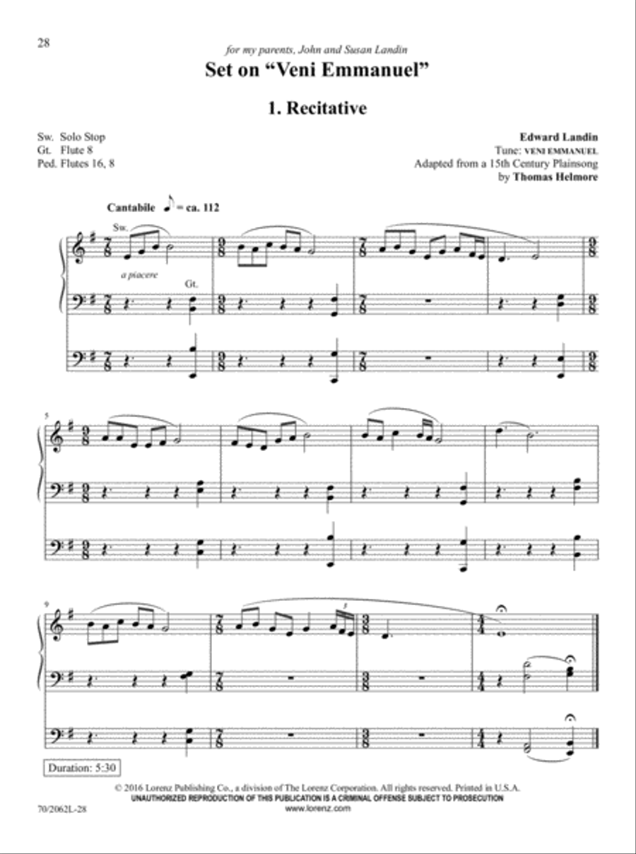 The Sacred Organ Library, Vol. 2 Organ Solo scores gallery preview page 16