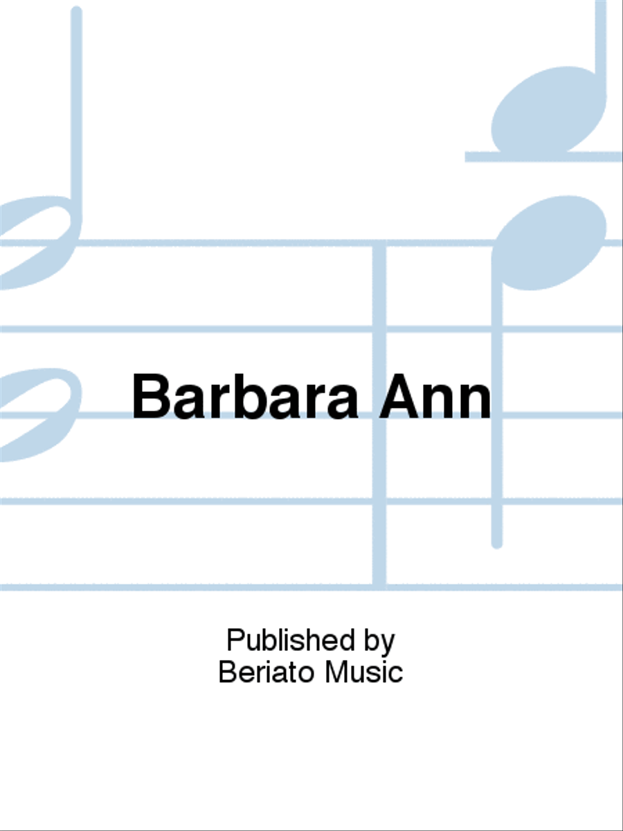 Barbara Ann Piano, Vocal, Guitar scores gallery preview page 1