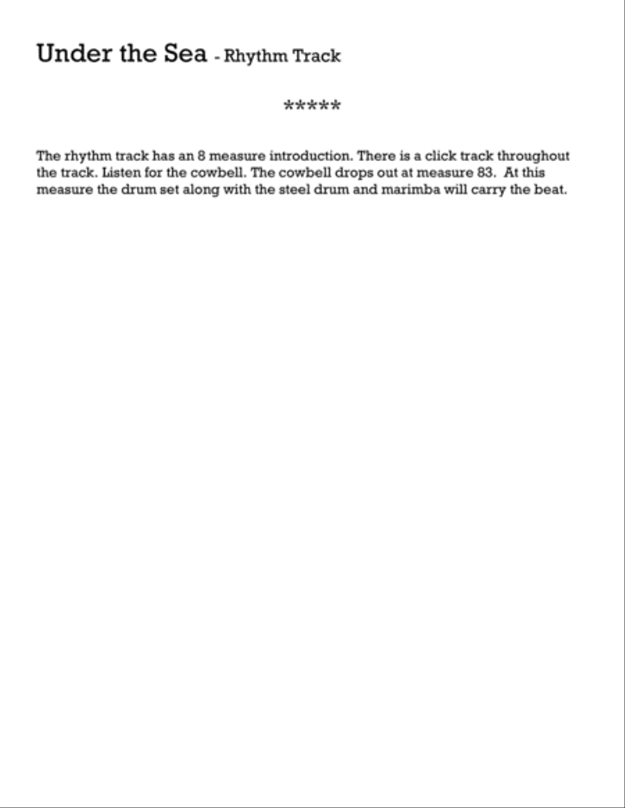 Under The Sea Brass Ensemble scores gallery preview page 2