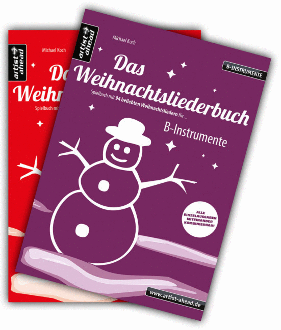 Das Weihnachtliederbuch-Set für B-Instrumente & Klavierbegleitung Piano Accompaniment scores gallery preview page 1