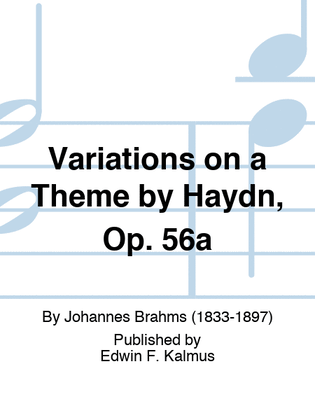 Book cover for Variations on a Theme by Haydn, Op. 56a