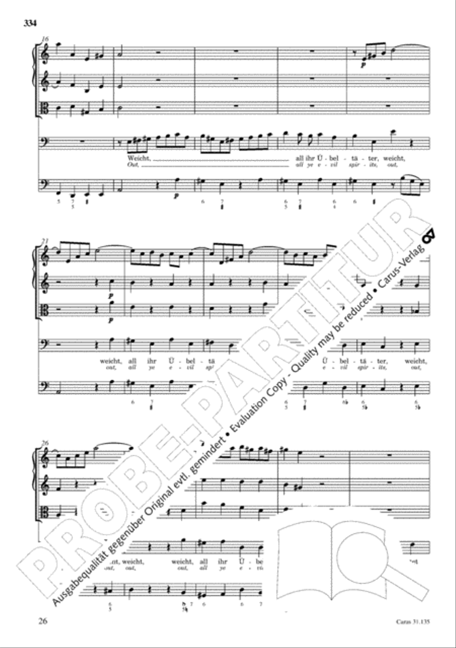 The Complete Sacred Vocal Works (Das geistliche Vokalwerk) Voice scores gallery preview page 335