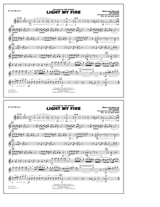 Light My Fire (arr. Paul Murtha) - Bb Tenor Sax
