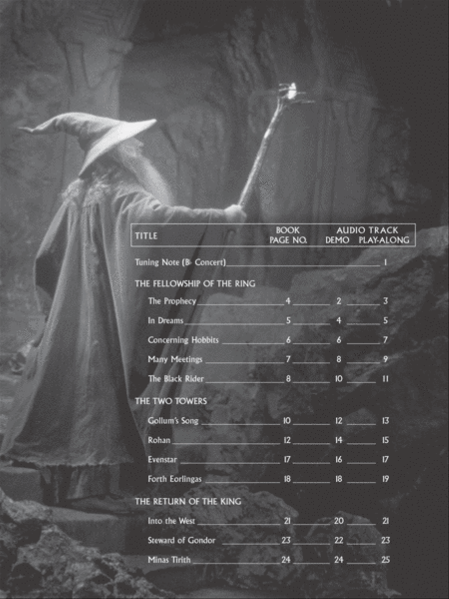 The Lord of the Rings - Instrumental Solos (Horn in F) Horn Solo scores gallery preview page 2
