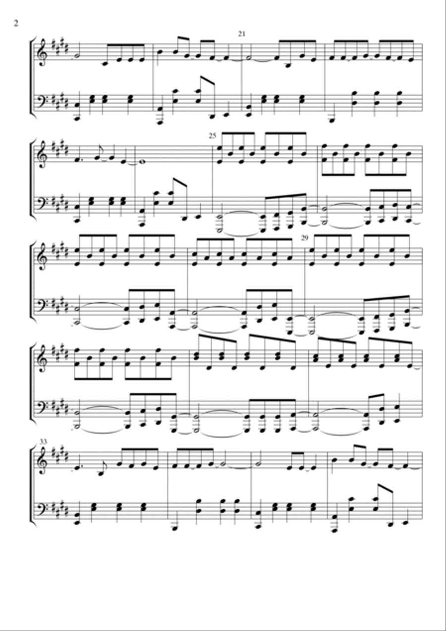 Don't Stop Believin' Piano Solo scores gallery preview page 2