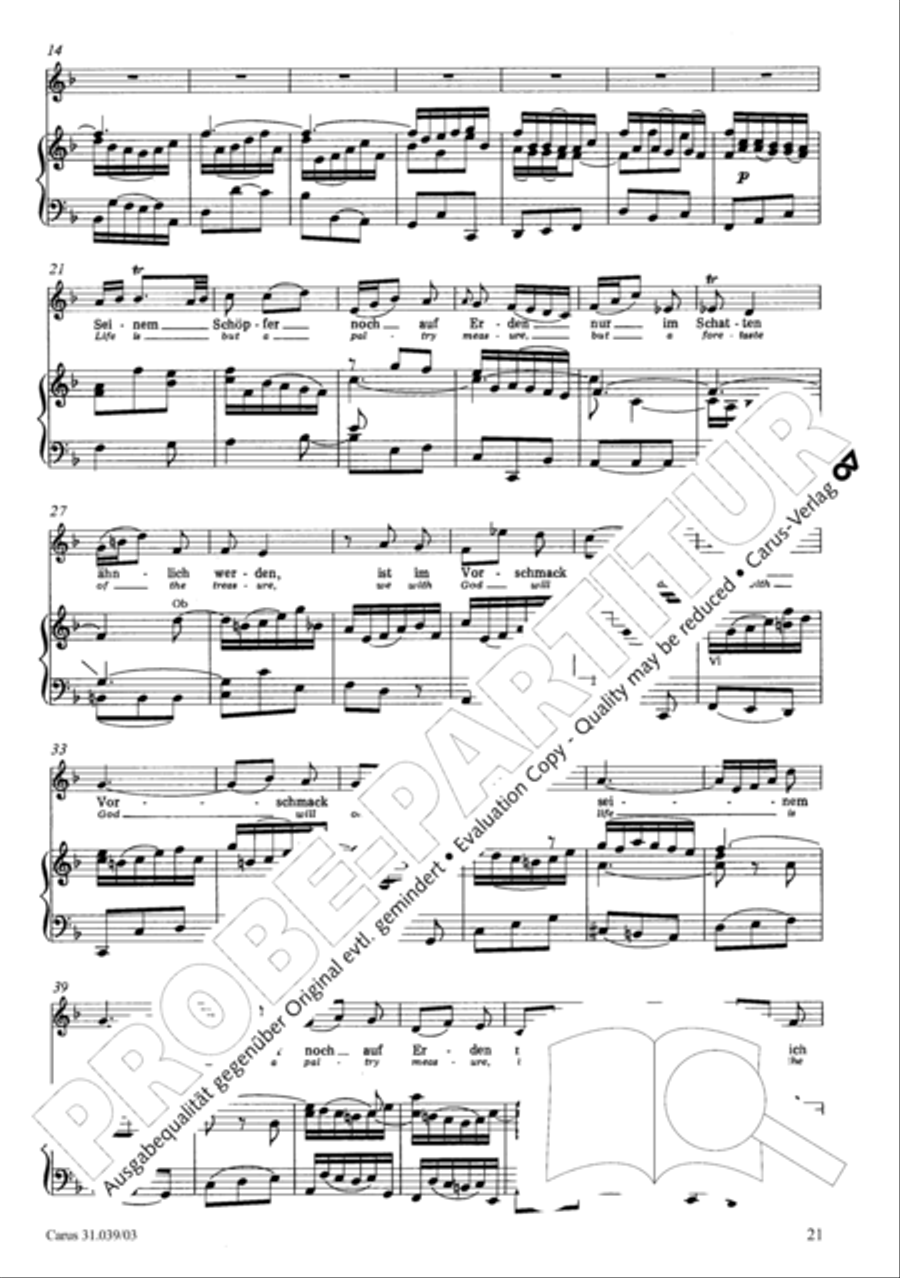 Give the hungry ones thy bread (Brich dem Hungrigen dein Brot) 4-Part scores gallery preview page 22