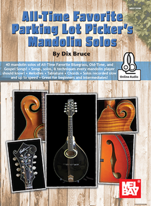 Book cover for All-Time Favorite Parking Lot Picker's Mandolin Solos