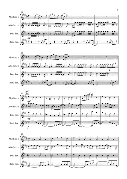 Forget You by Cee Lo Green Saxophone Quartet - Digital Sheet Music