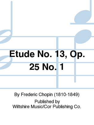 Etude No. 13 Opus 25 No. 1 (Harold Eisenberg)