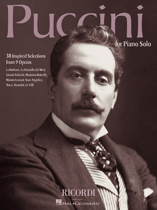 Book cover for Puccini for Piano Solo