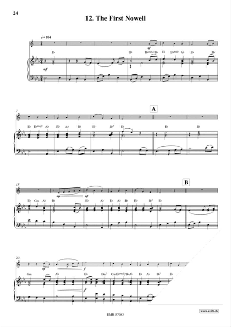 18 Christmas Songs Organ scores gallery preview page 15