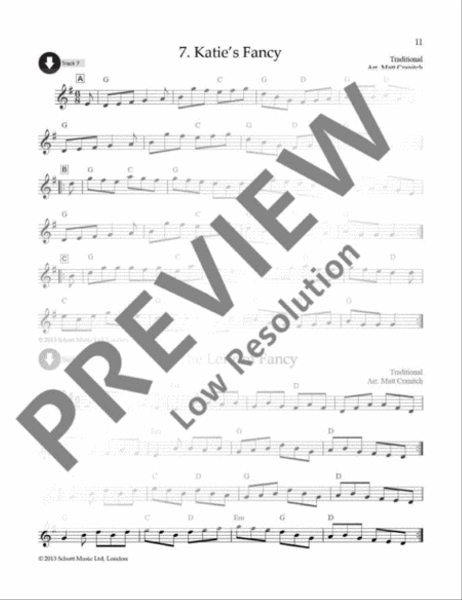 Irish Fiddle Tunes Violin Solo scores gallery preview page 12
