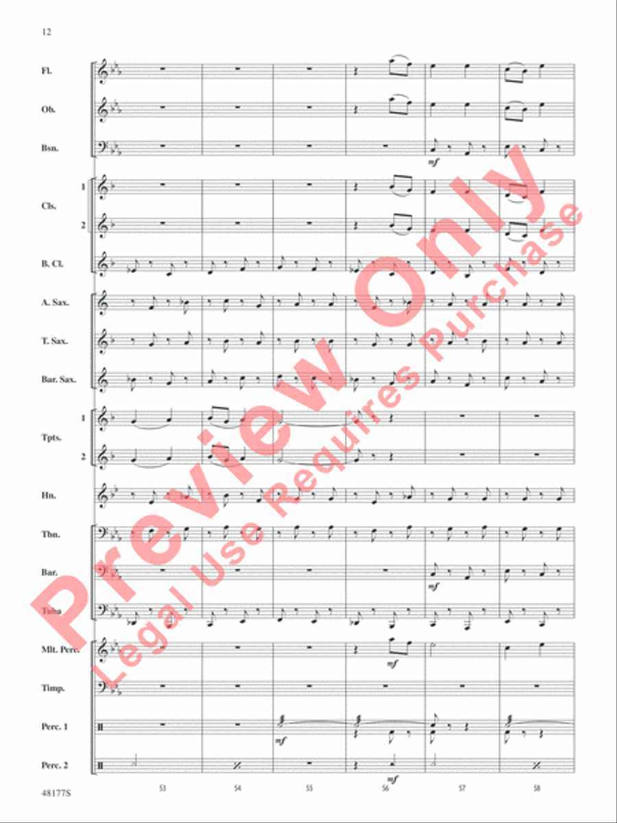 English Folk Song Suite English Folk Song Suite Concert Band scores gallery preview page 13