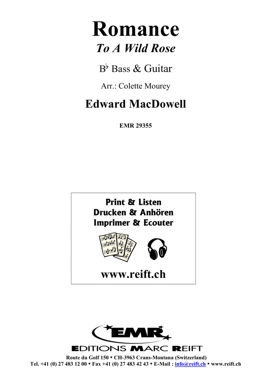 Romance Romance Classical Guitar scores gallery preview page 1